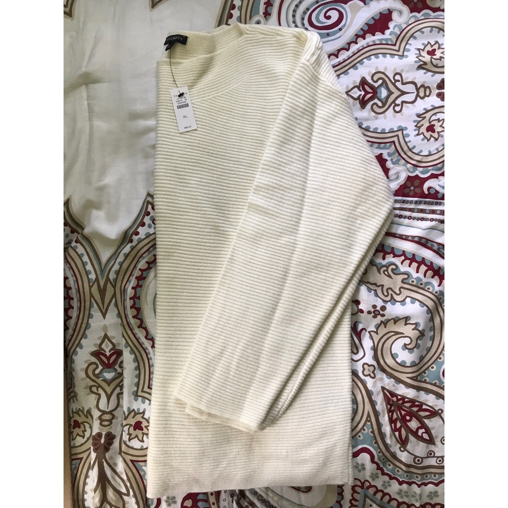 Talbots ivory sweater